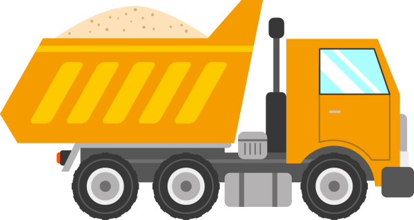 Грузовик мультяшный