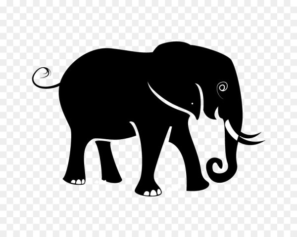 Слоны силуэт