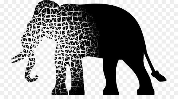 Векторное изображение слона
