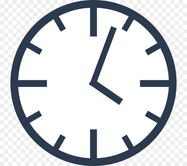 Часы на прозрачном фоне