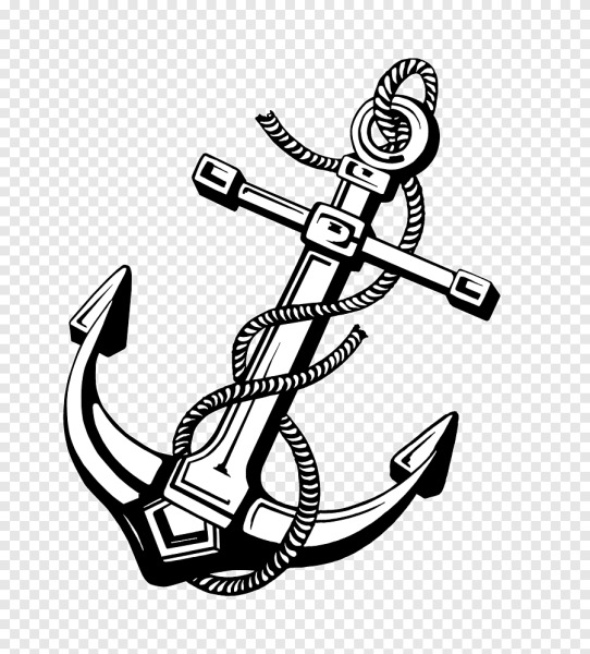 Стилизованный якорь