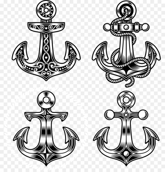 Якорь рисунок