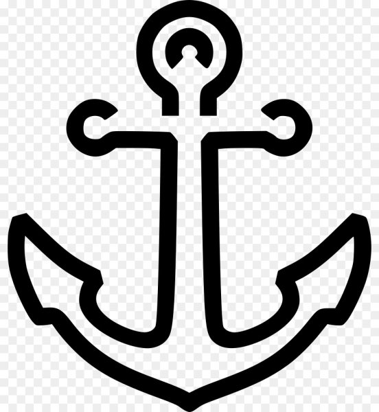 Значок якорь