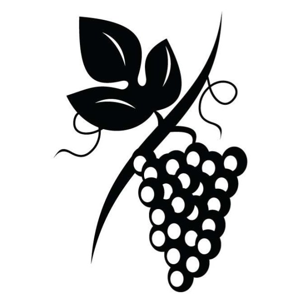 Виноград силуэт
