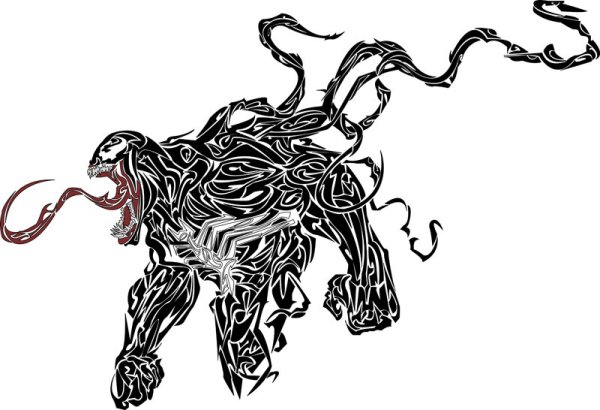 Эскизы татуировок Веном