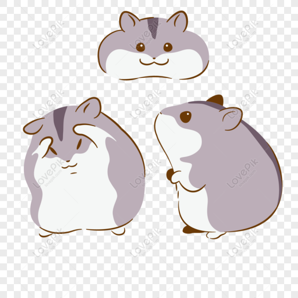 Стилизованный хомяк