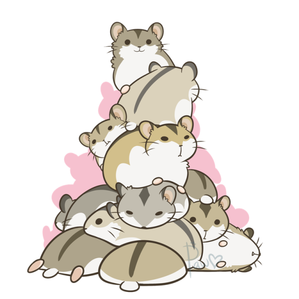 Хомячки мультяшные