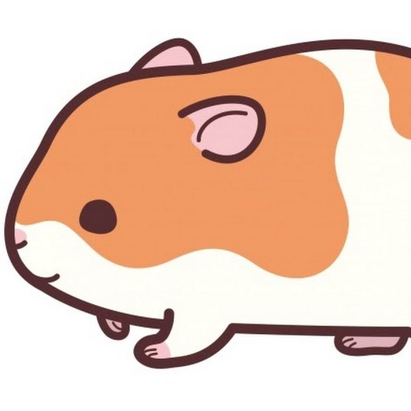 Силуэт хомяка