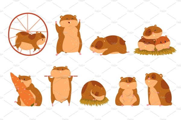 Милый хомячок вектор