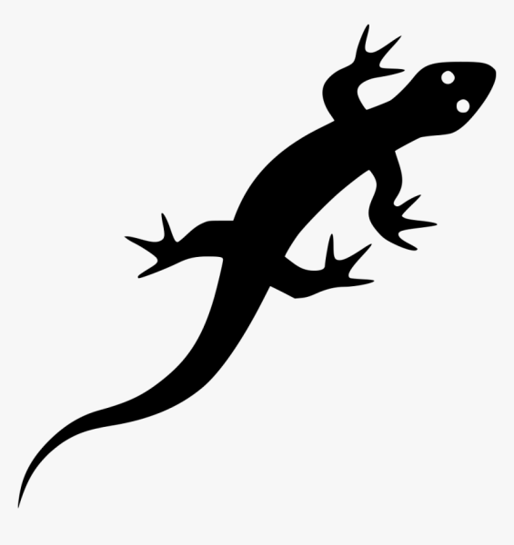 Стилизованная ящерица