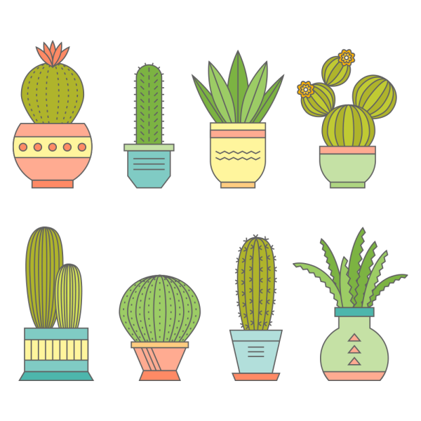 Векторный Кактус