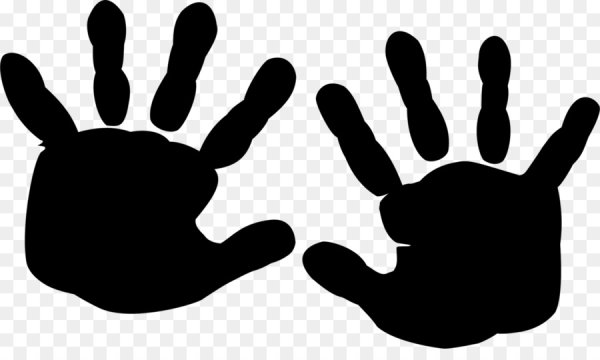 Ладонь силуэт