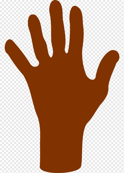 Силуэт ладошки