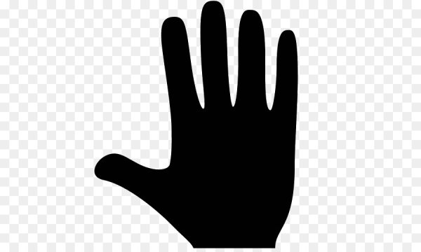 Силуэт ладошки