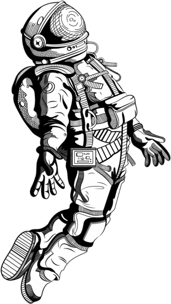 Астронавт эскиз