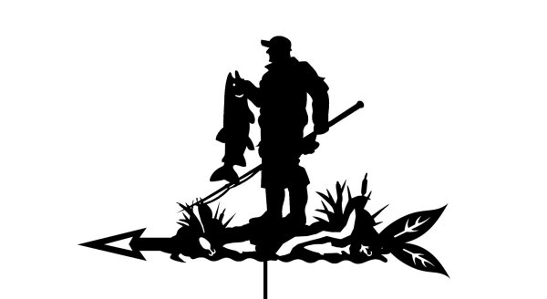 Флюгер силуэт