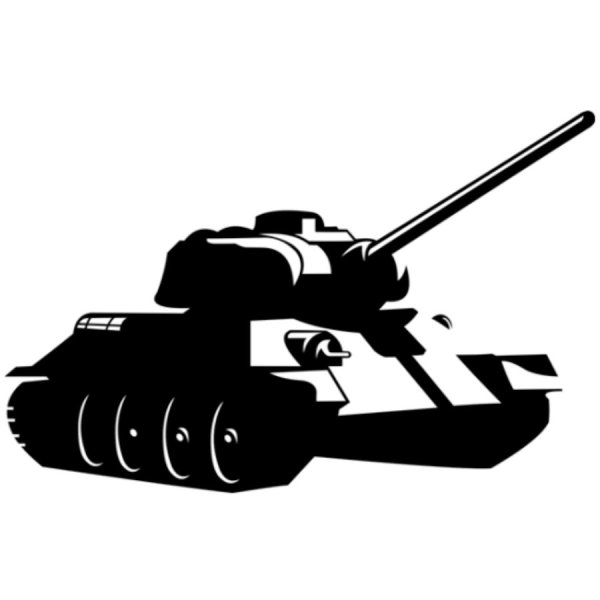 Танк т-34 вектор