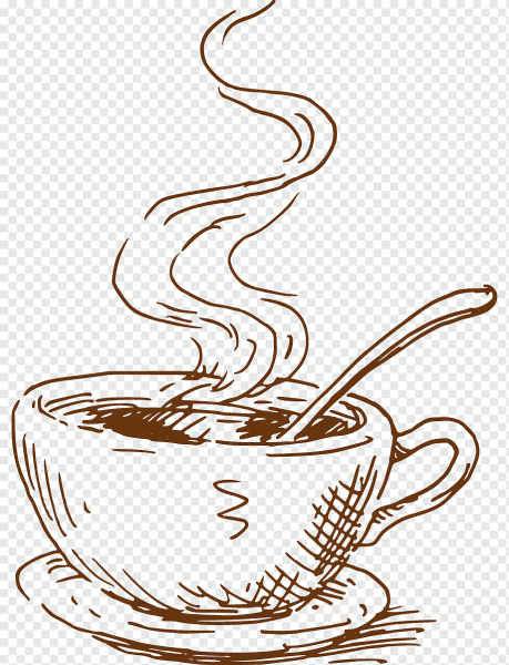 Кофе векторной графике