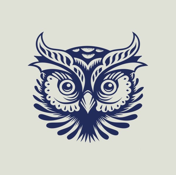 Тату голова Совы