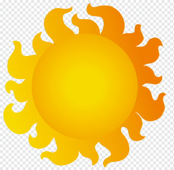 Солнце векторное изображение