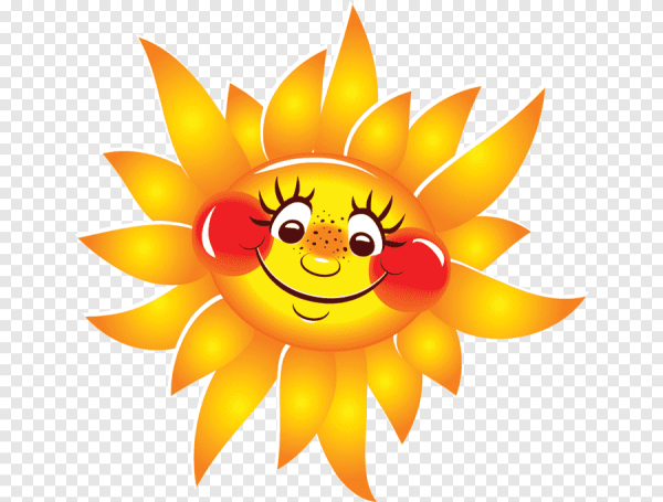 Солнышко мультяшное
