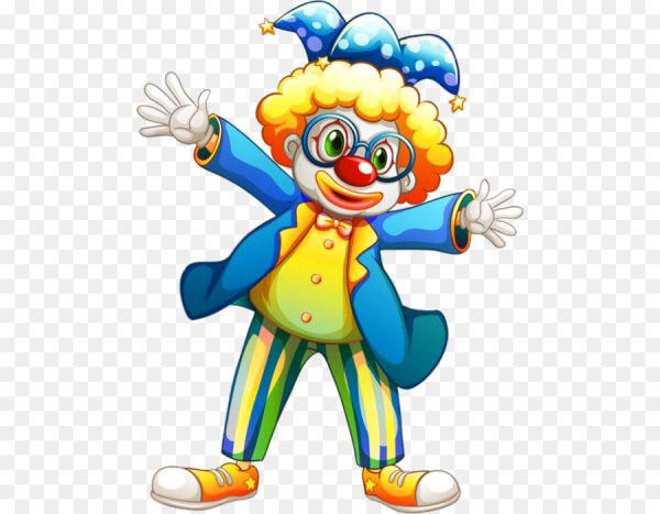 Клоун мультяшный