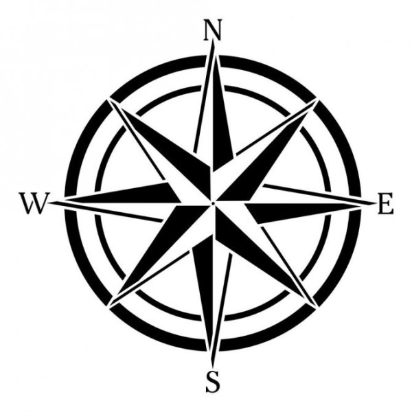 Знак роза ветров