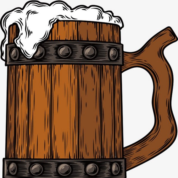 Кружка пива вектор