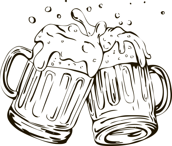 Эскиз кружки пива