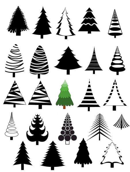 Стилизованная ель