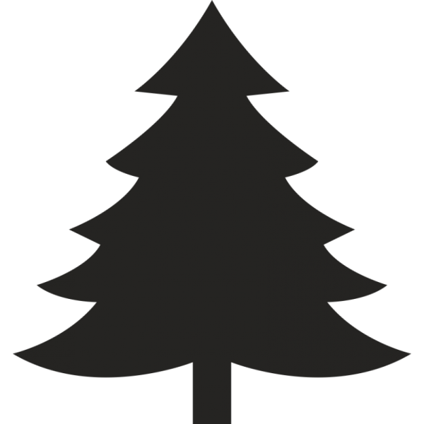 Елка силуэт