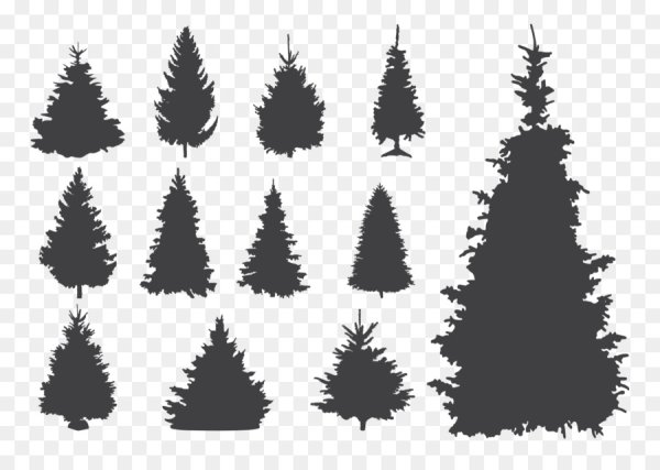 Елка силуэт