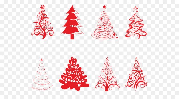 Стилизованные елочки