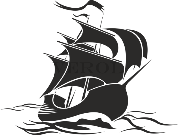 Парусник силуэт