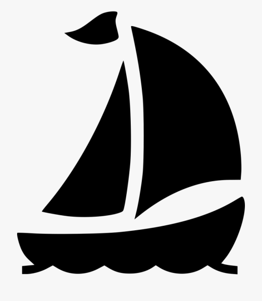 Яхта силуэт