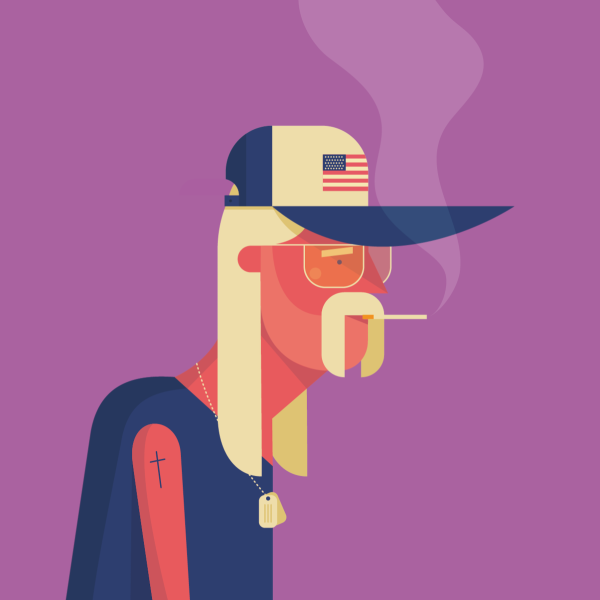 Иллюстрация в стиле Flat