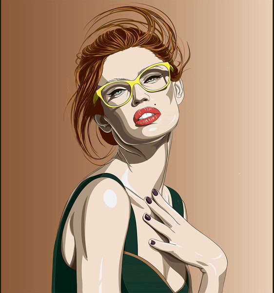 Иллюстрация в стиле Flat