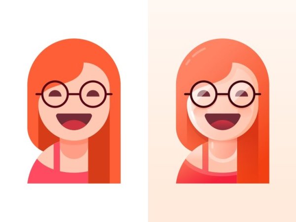 Векторный портрет