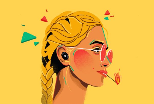 Иллюстрация в стиле Flat