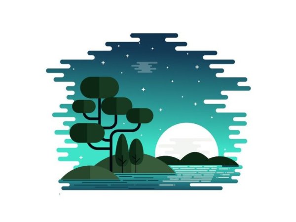 Флэт стиль в иллюстрации