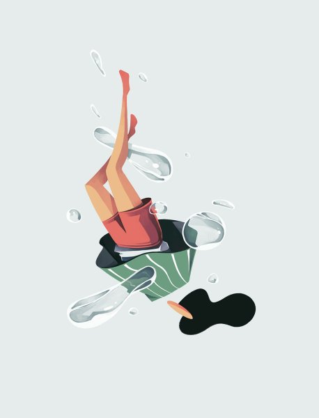 Портрет в векторном стиле