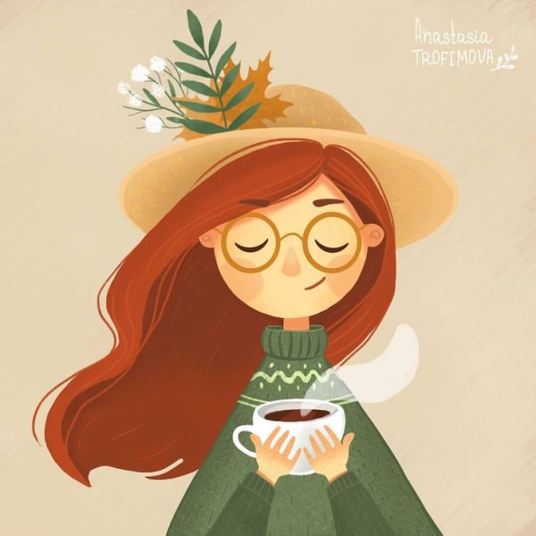 Портрет в стиле флэт