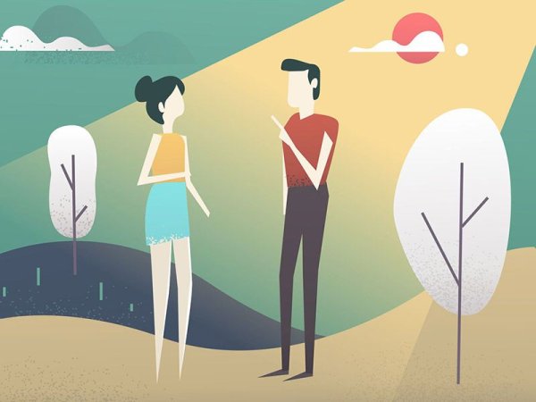 Портрет в графическом стиле показ