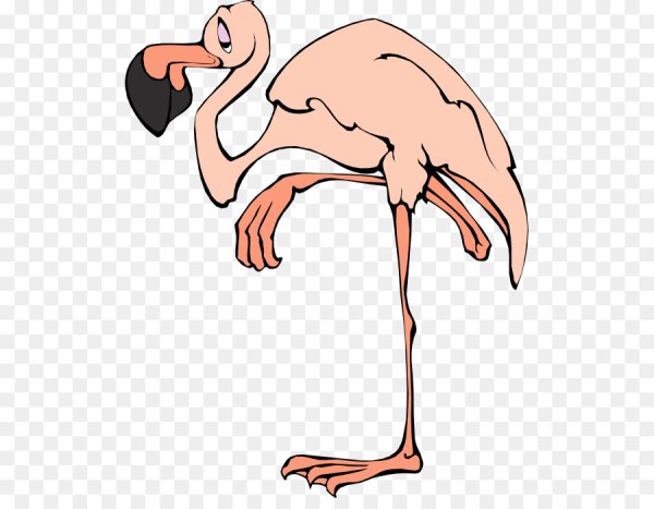 Карикатура цапля