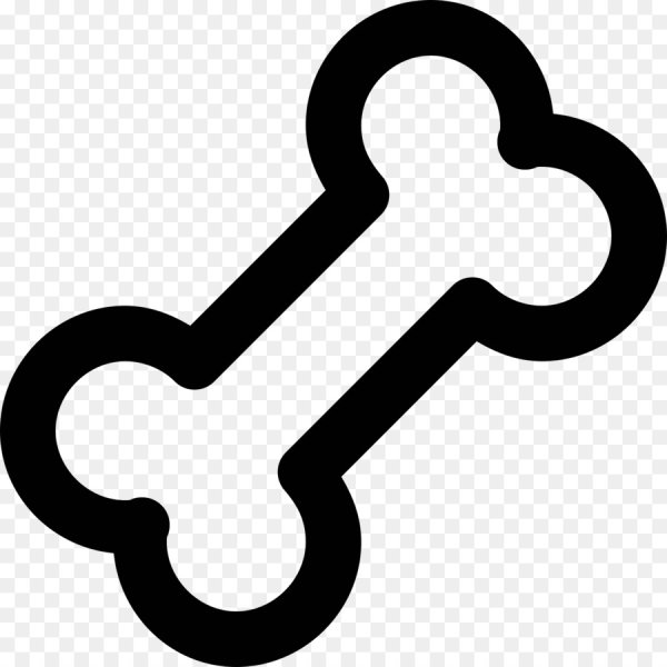 Косточка на прозрачном фоне