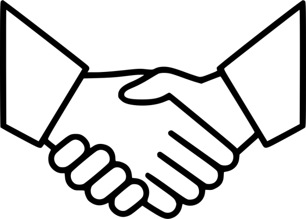 Рукопожатие иконка