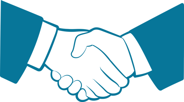 Рукопожатие без фона