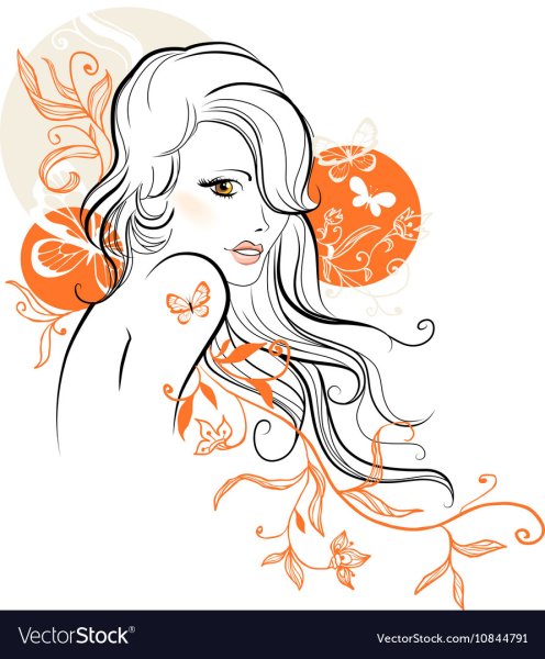 Векторные изображения девушек