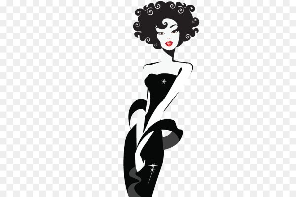 Силуэт женского лица