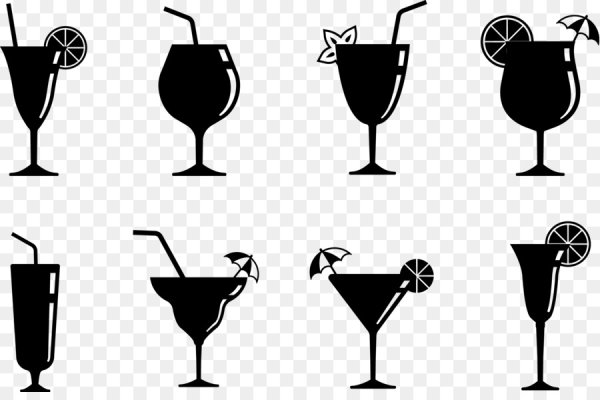 Бокал силуэт